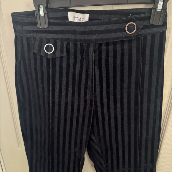 Derek Lam 10 Crosby  Striped Crop Flare Trousers Womens Size 2 - Picture 5 of 16